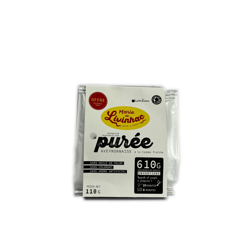 Purée Aveyronnaise à la tomme fraîche - 3/4 parts