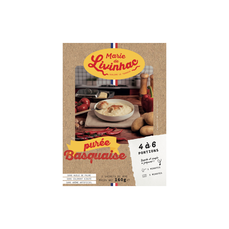 Purée façon Basquaise au Piment d’Espelette - Marie de Livinhac