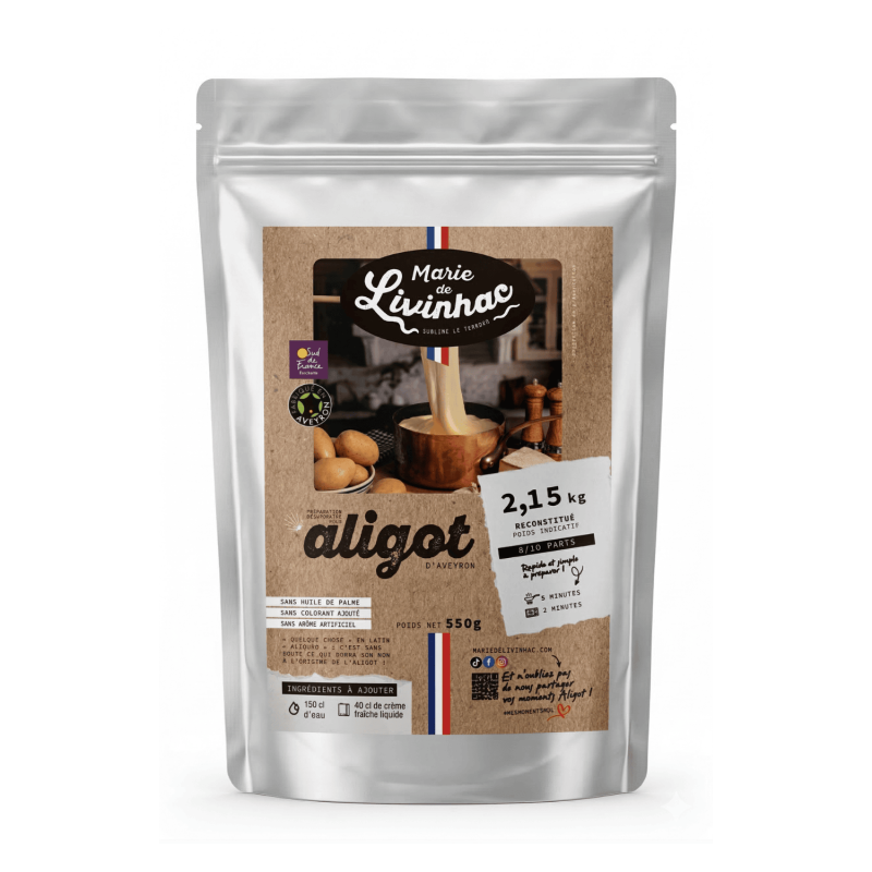 Aligot d'Aveyron 8/10 parts - Marie de Livinhac